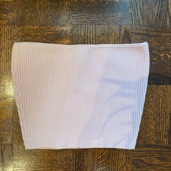 Babaton x Aritzia light pink scuplt knit tube top - Picture 2 of 3